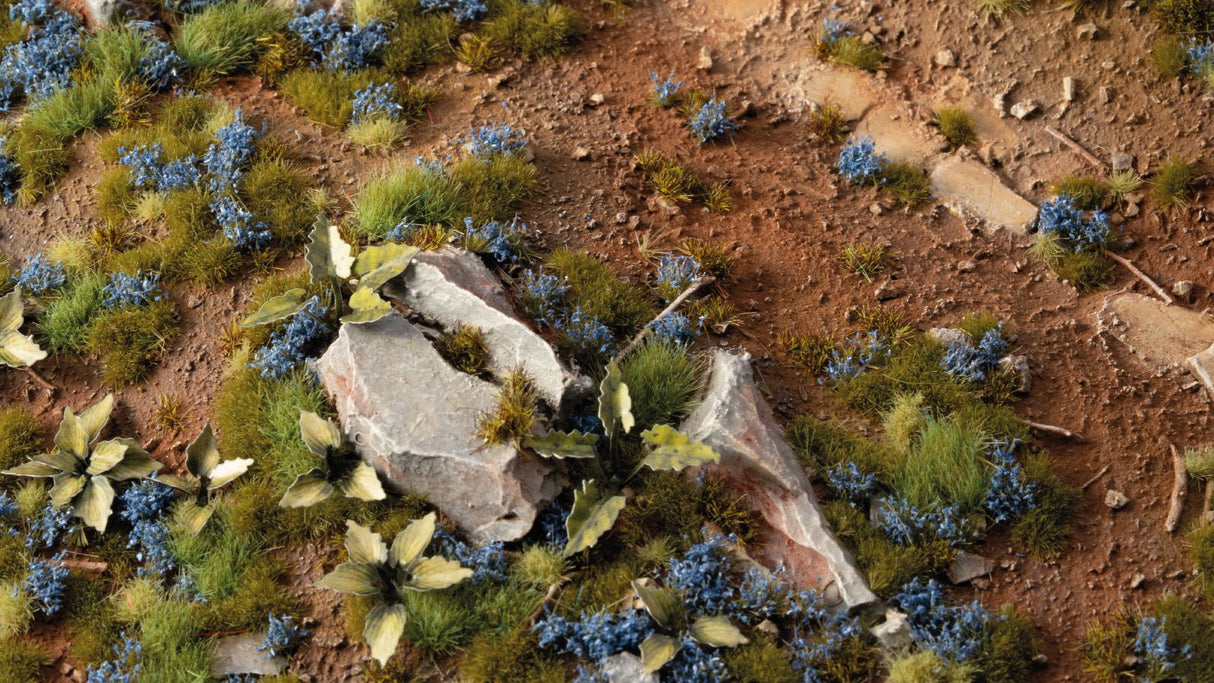 Gamers Grass - Tiny Flower Tuft Set - Cornflower