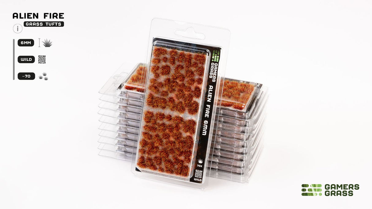 Gamers Grass - Alien Tuft - Fire Tuft