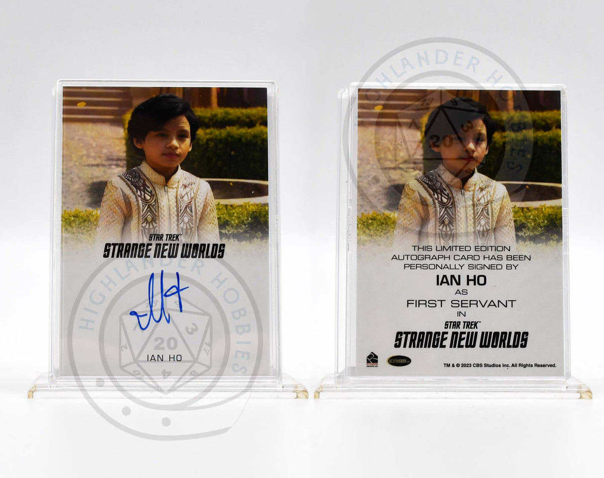 Ian Ho as First Servant SIGNATURE Card from Star Trek Strange New Worlds Season 1