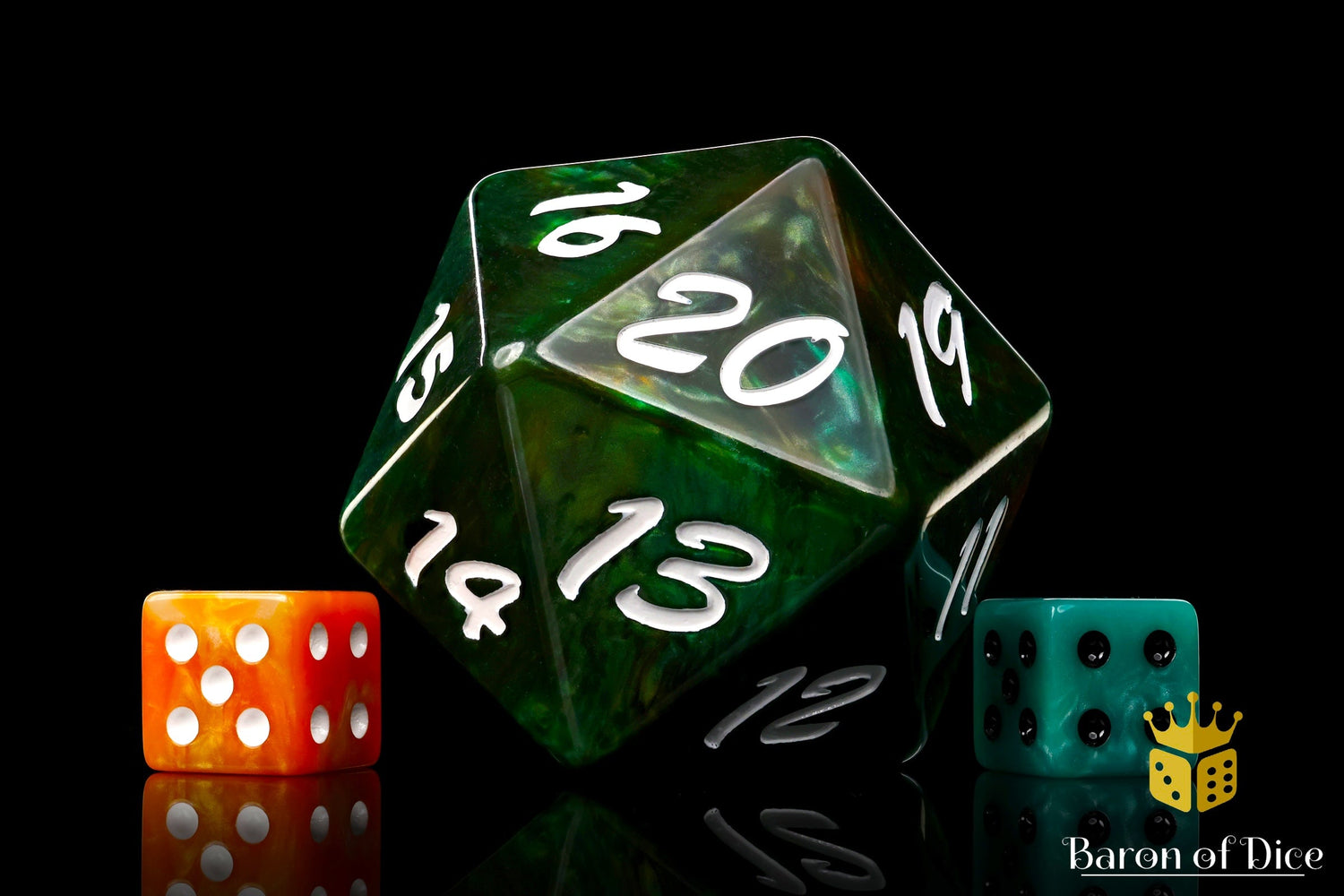 Big Ass Spindown D20 - Green Nature