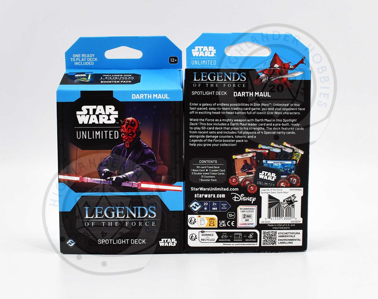 Spotlight Deck Darth Maul [Star Wars Unlimited - Legacy of the Force]