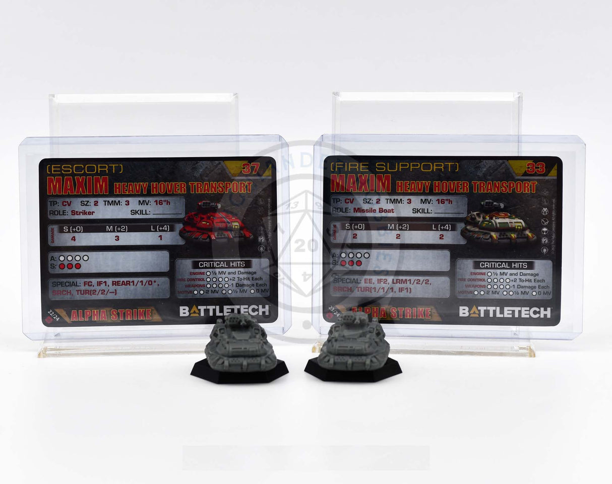 Maxim Heavy Hover Transport Miniatures x2 / Mercenaries Box [Battletech]