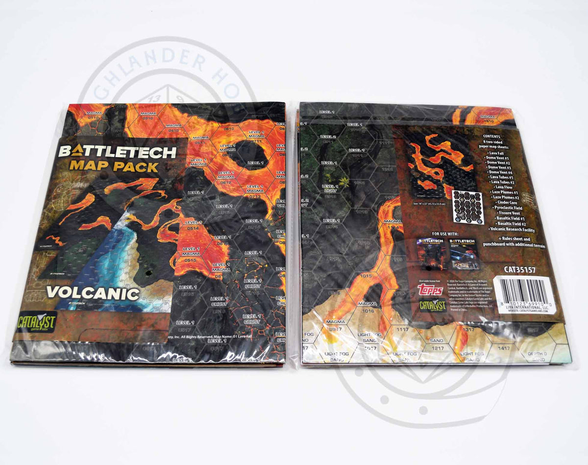 Volcanic Map Pack 35157 [Battletech] Catalyst Game Labs