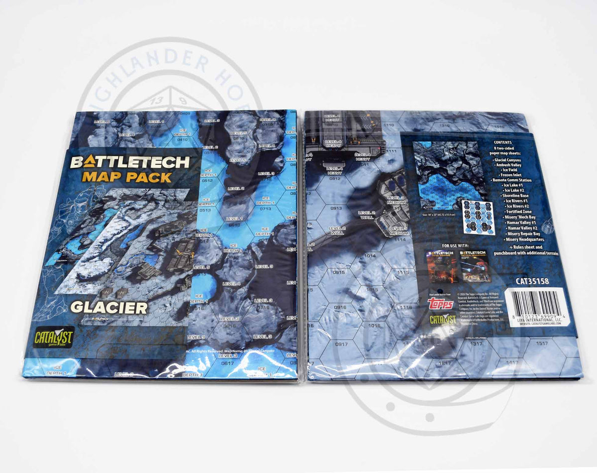 Glacier Map Pack 35158 [Battletech] Catalyst Game Labs