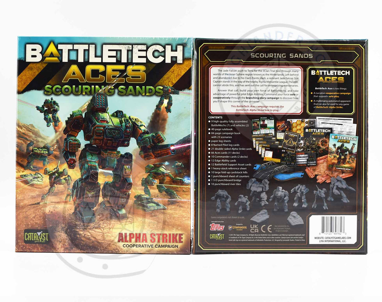 Aces: Scouring Sands Box [Battletech Alpha Strike] Catalyst Game Labs