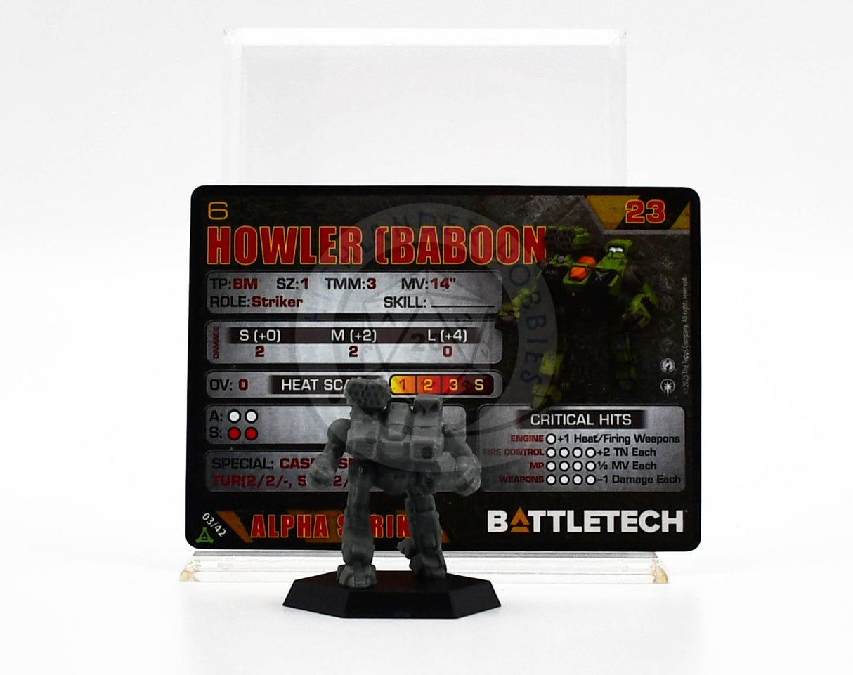 Howler [Baboon] Miniature / Aces: Scouring Sands Box [Battletech]
