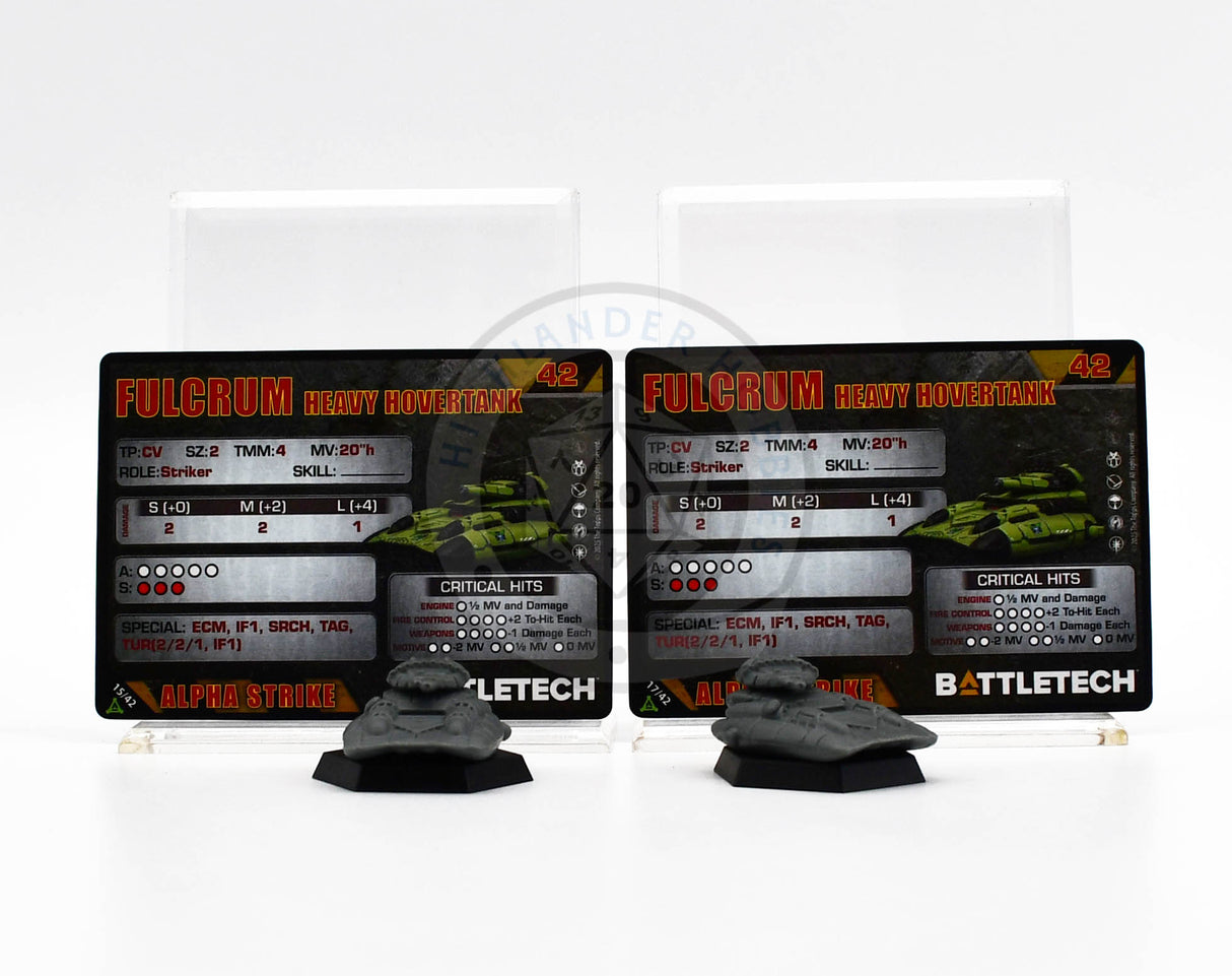 Fulcrum Heavy Hover Tank Miniatures x2 / Aces: Scouring Sands Box [Battletech]
