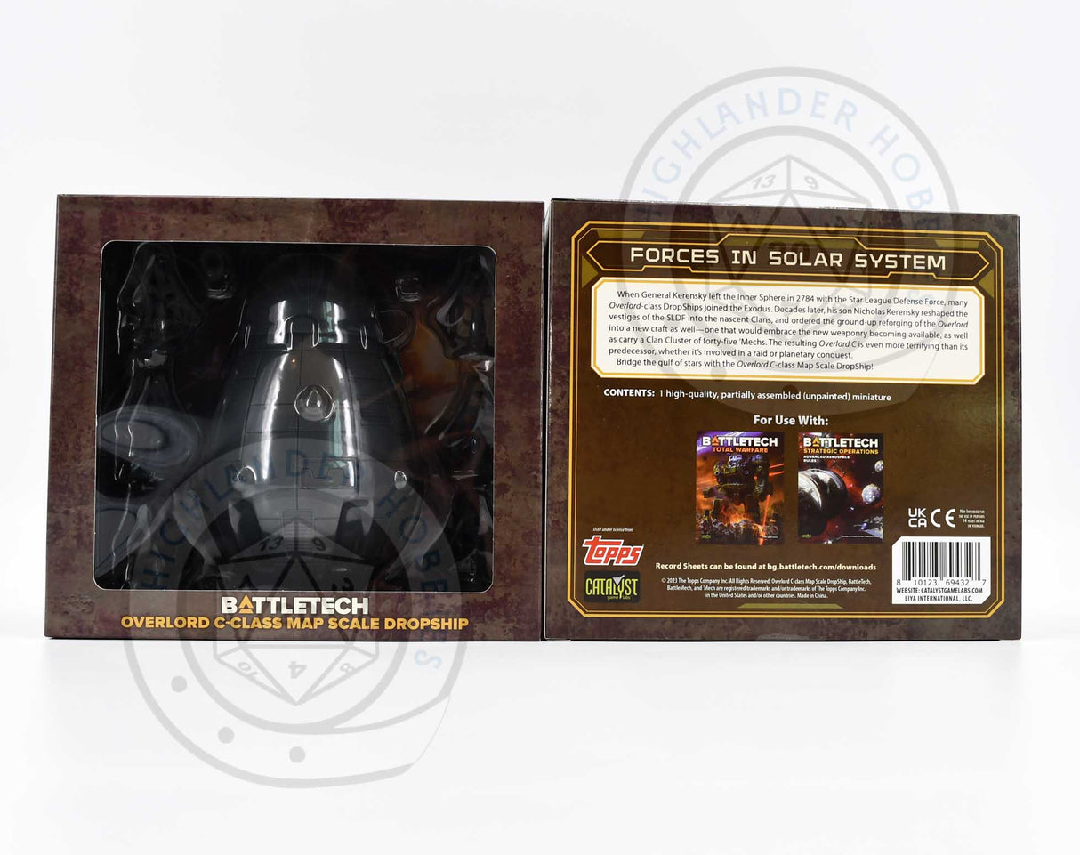 Overlord C-Class Map Scale Dropship 3570C [Battletech]