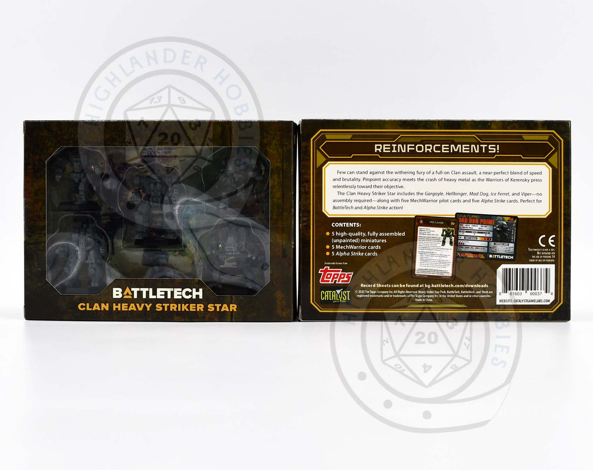 Clan Heavy Striker Star Force Pack 35722 [Battletech]