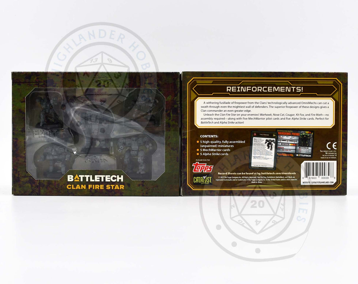 Clan Fire Star Force Pack 35724 [Battletech]