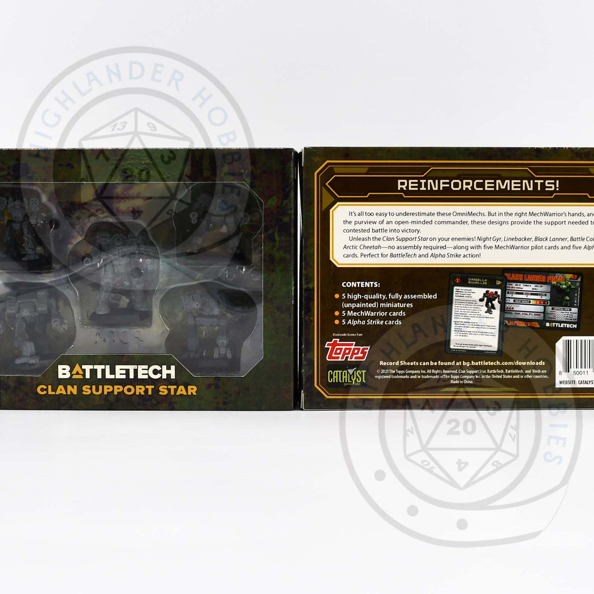 Clan Support Star Forcepack 35726 [Battletech] – Highlander Hobbies