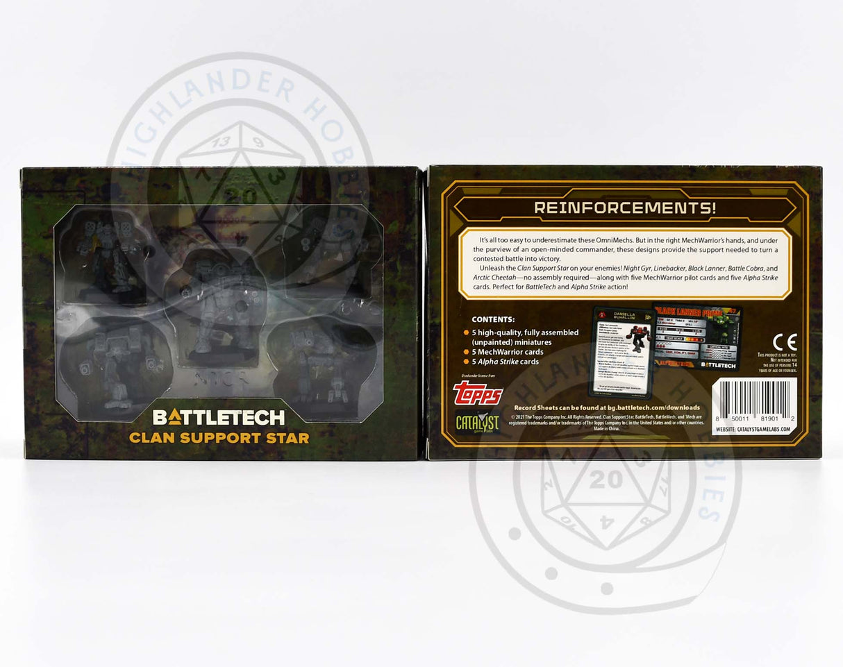 Clan Support Star Force Pack 35726 [Battletech]