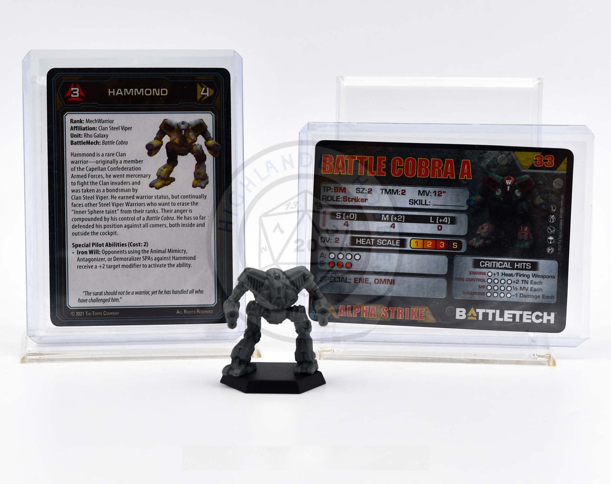Battle Cobra Miniature / Clan Support Star [Battletech]