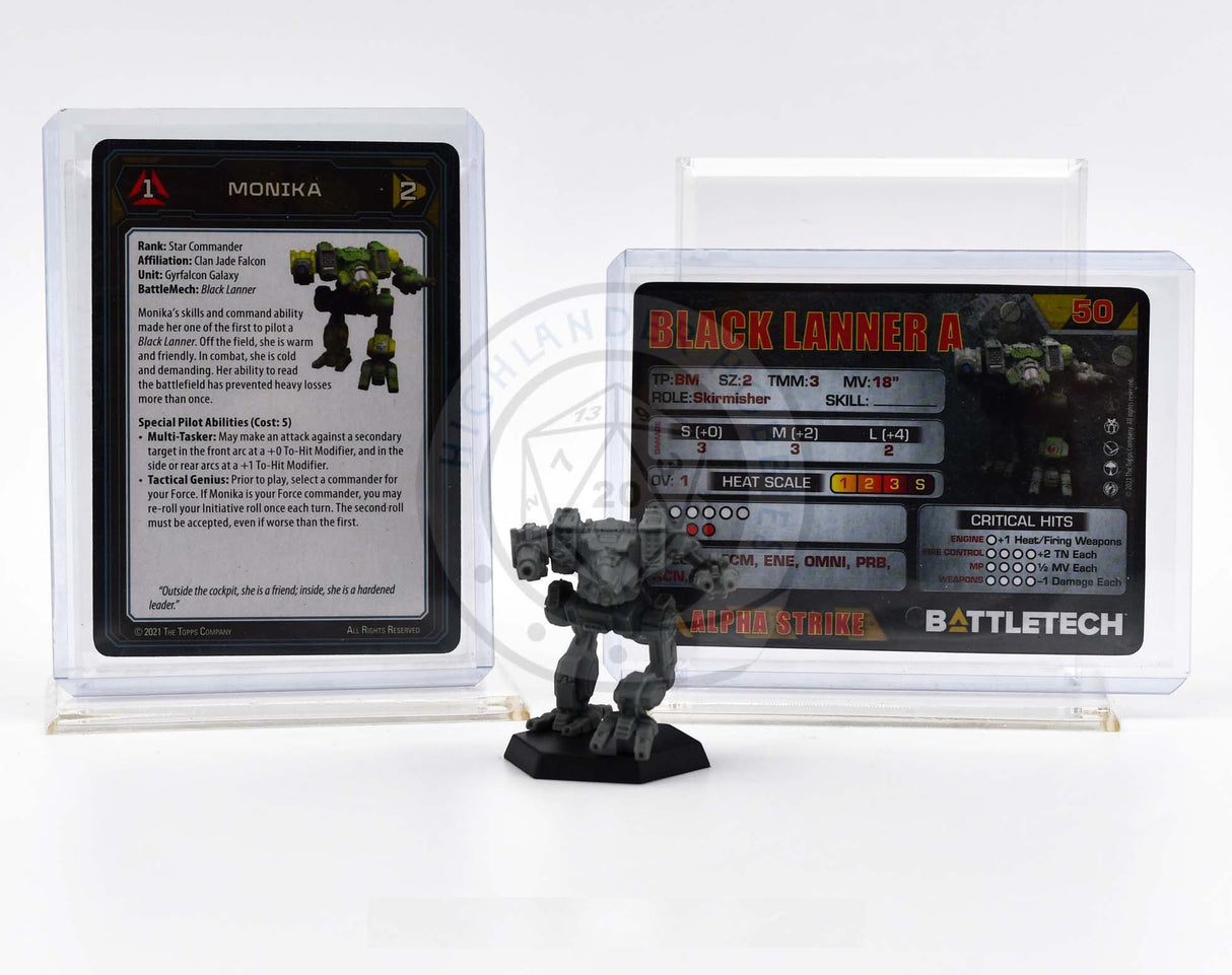 Black Lanner Miniature / Clan Support Star [Battletech]