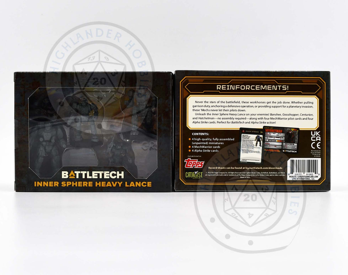 Inner Sphere Heavy Lance Force Pack 35727 [Battletech]