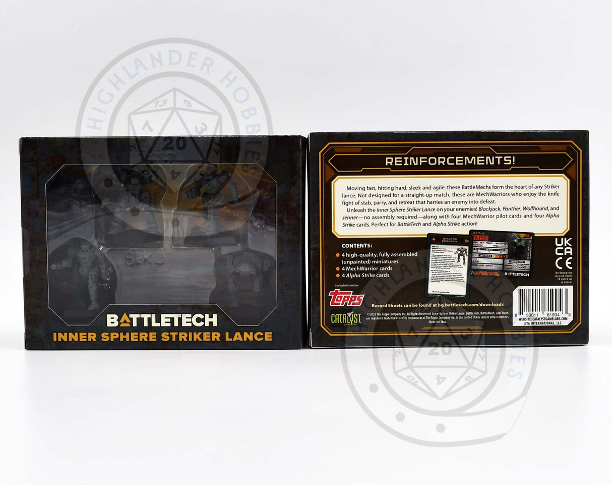 Inner Sphere Striker Lance Force Pack 35729 [Battletech]