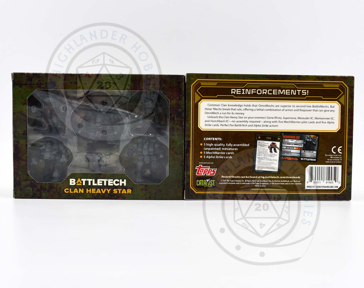 Clan Heavy Star Force Pack 35730 [Battletech]