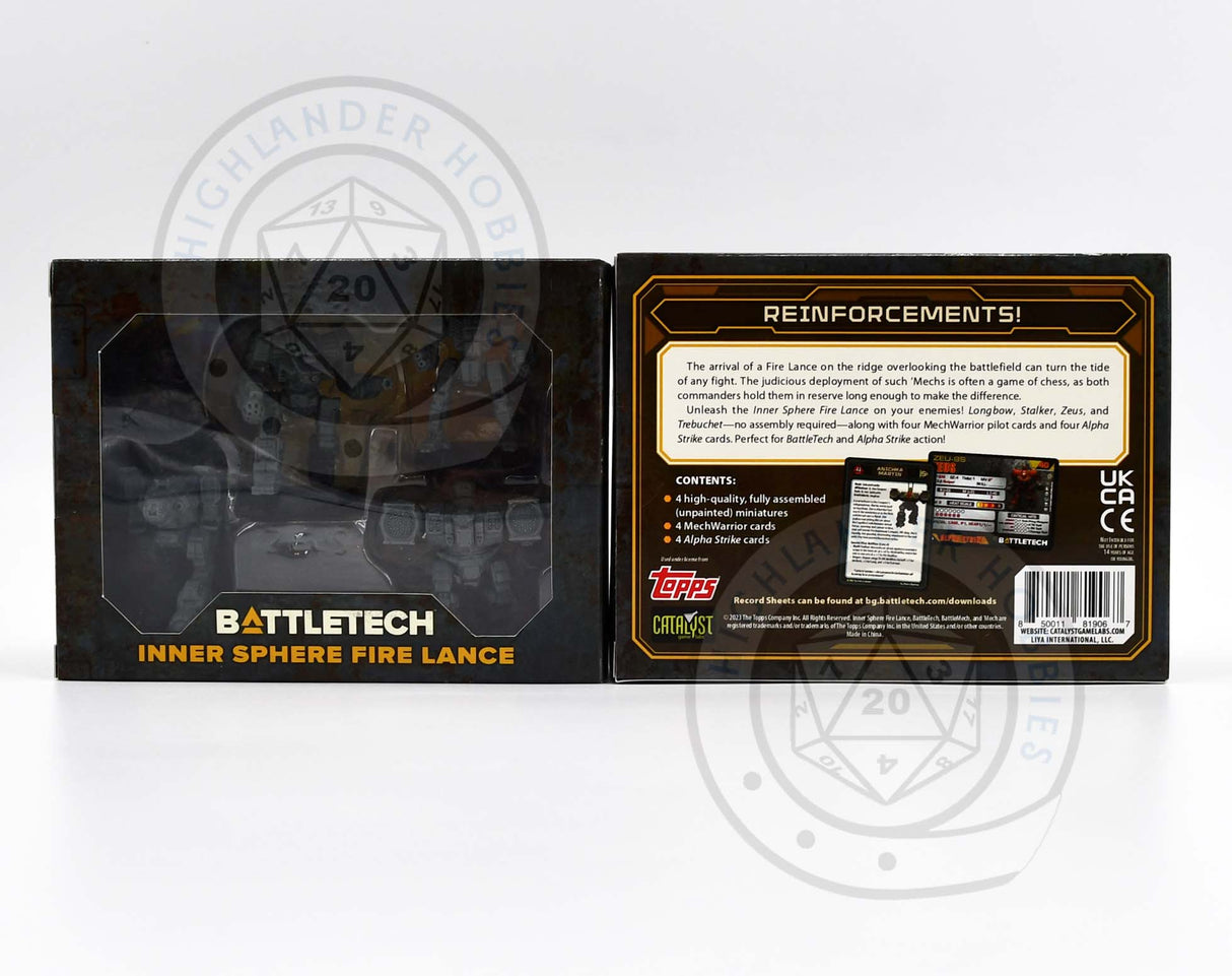 Inner Sphere Fire Lance Force Pack 35731 [Battletech]