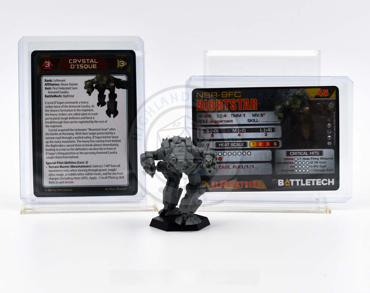 Nightstar Miniature / Inner Sphere Heavy Battle Lance [Battletech]