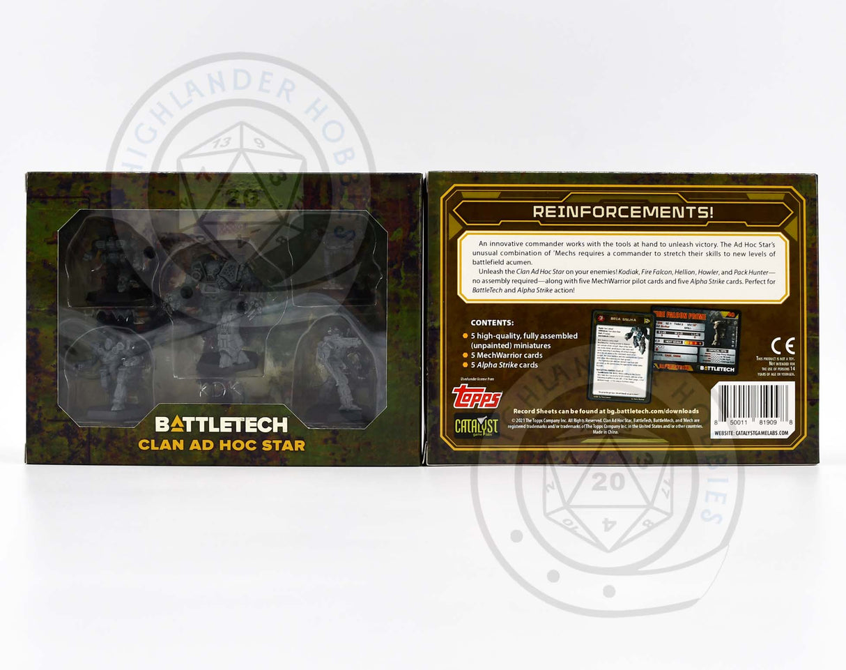 Clan Ad Hoc Star Force Pack 35734 [Battletech]
