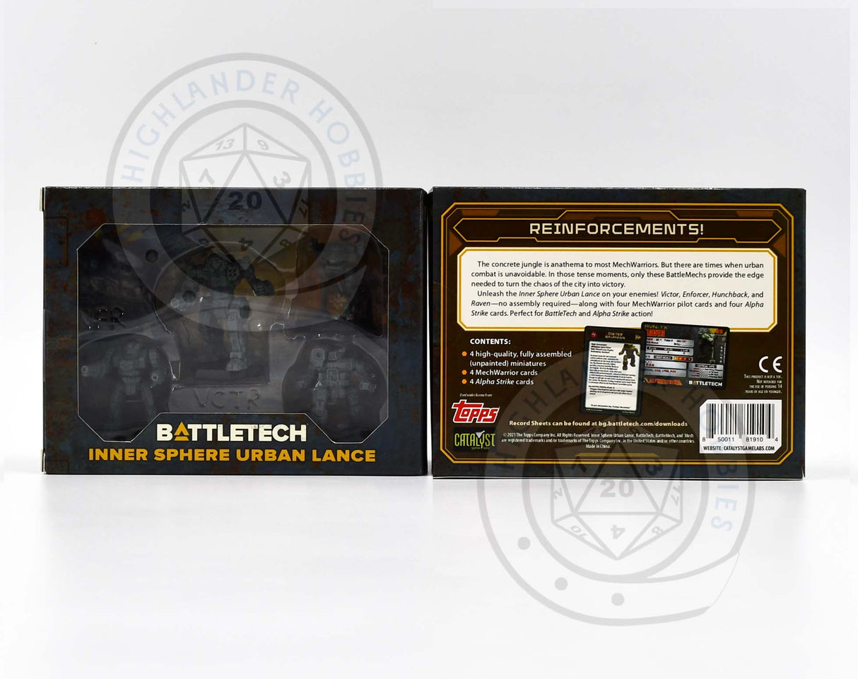 Inner Sphere Urban Lance Force Pack 35735 [Battletech]