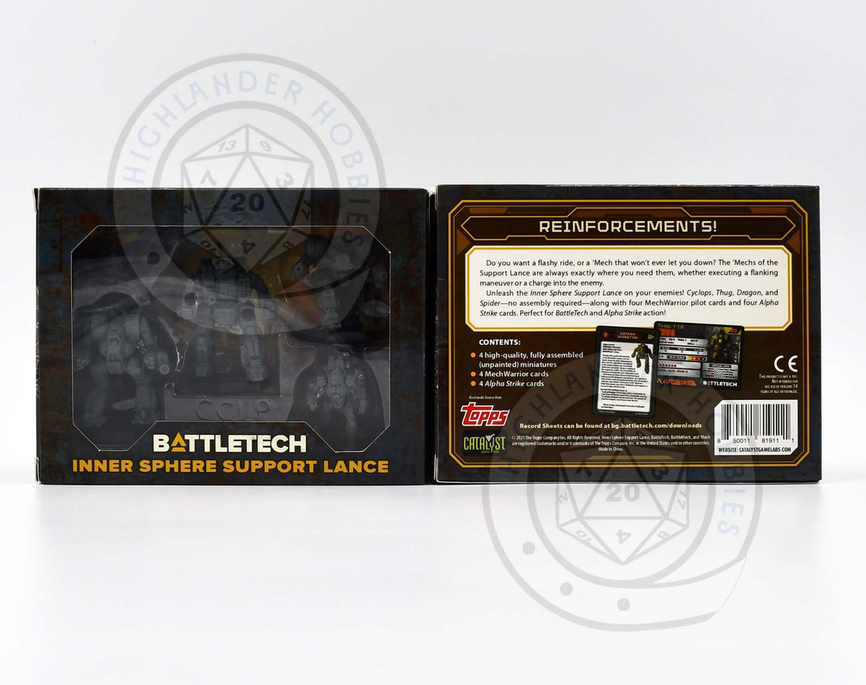 Inner Sphere Support Lance Force Pack 35736 [Battletech]