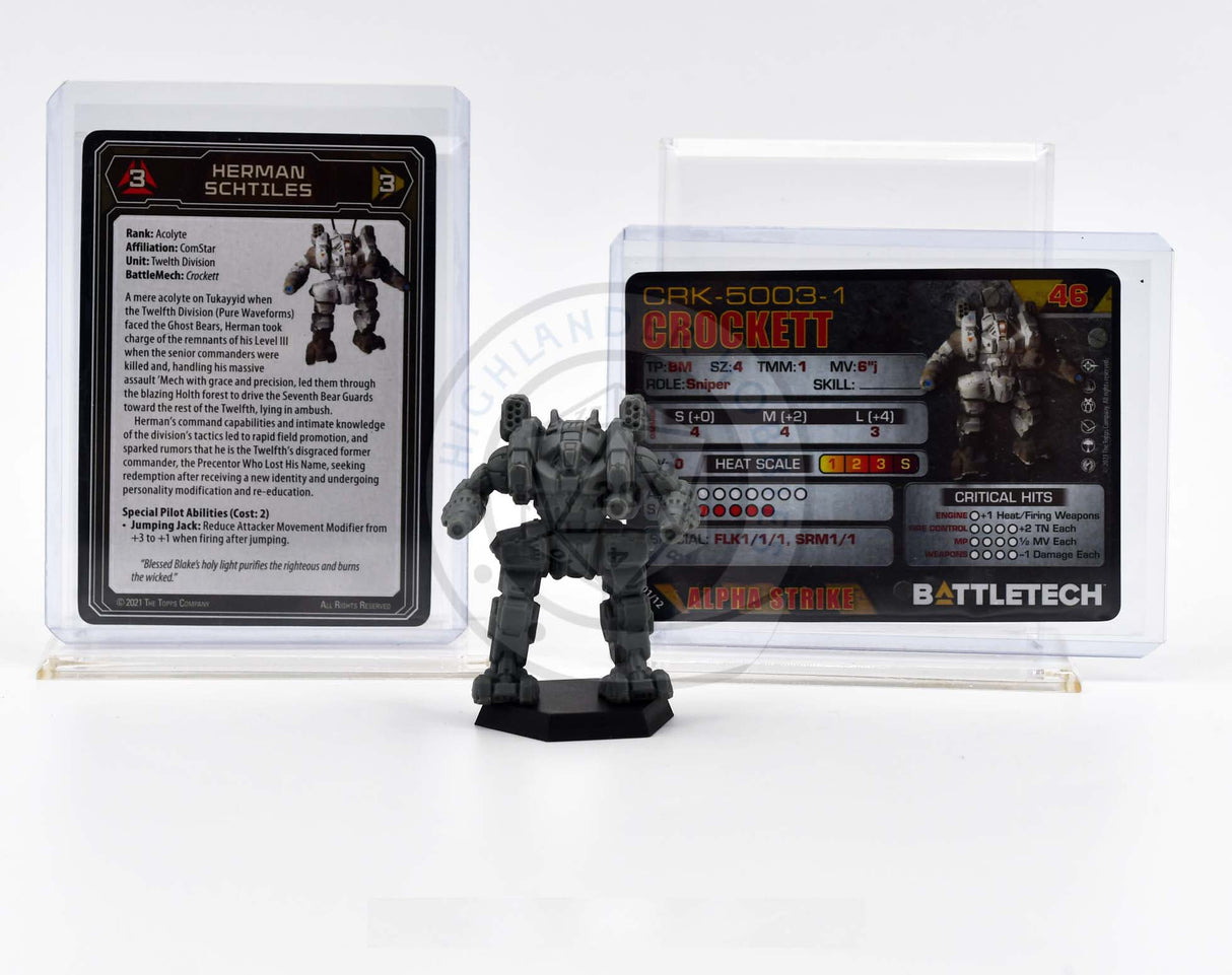 Crockett Miniature / Comstar Battle Level II [Battletech]