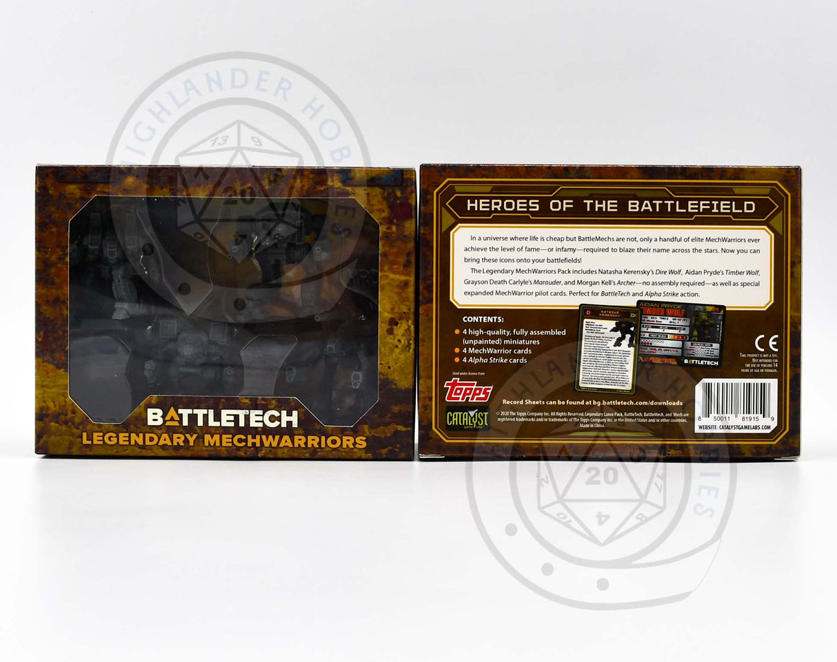 Legendary Mechwarriors Force Pack 35740 [Battletech]