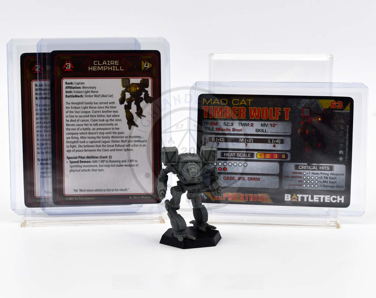 Timber Wolf Miniature / Wolf's Dragoons Assault Star [Battletech]