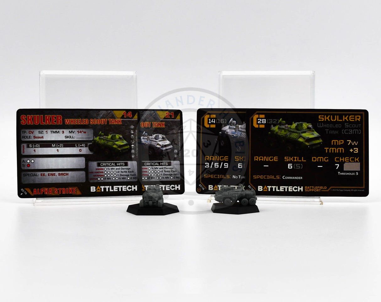 Skulker Wheeled Scout Tank Miniatures / Recon & Hunter Lances Force Pack [Battletech]