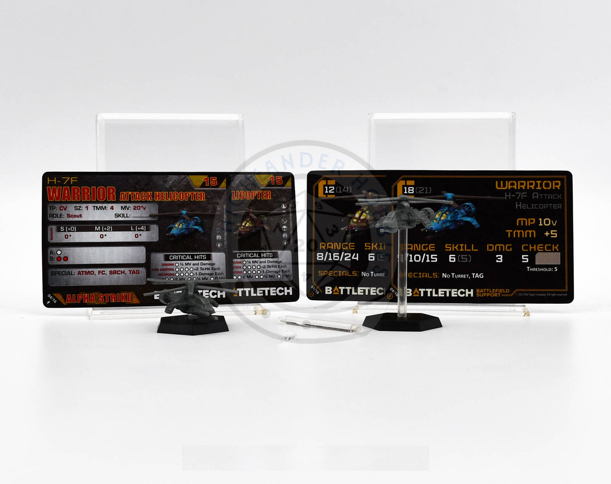 Warrior Attack Helicopter Miniatures / Recon & Hunter Lances Force Pack [Battletech]