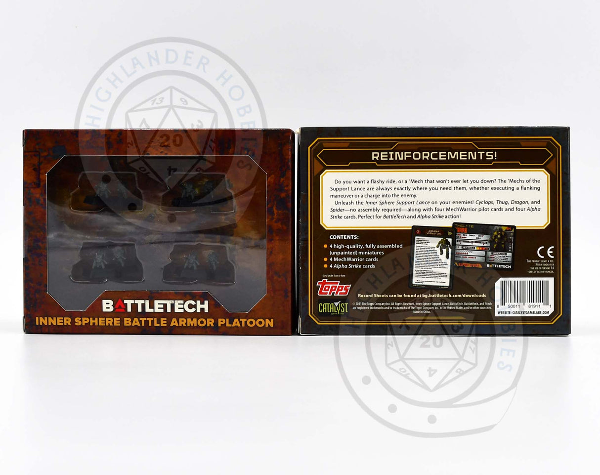 Inner Sphere Battle Armor Platoon Force Pack 35761 [Battletech]