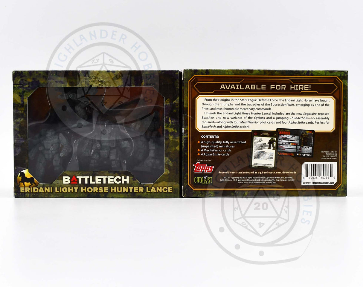 Eridani Light Horse Hunter Lance Force Pack 35763 [Battletech]