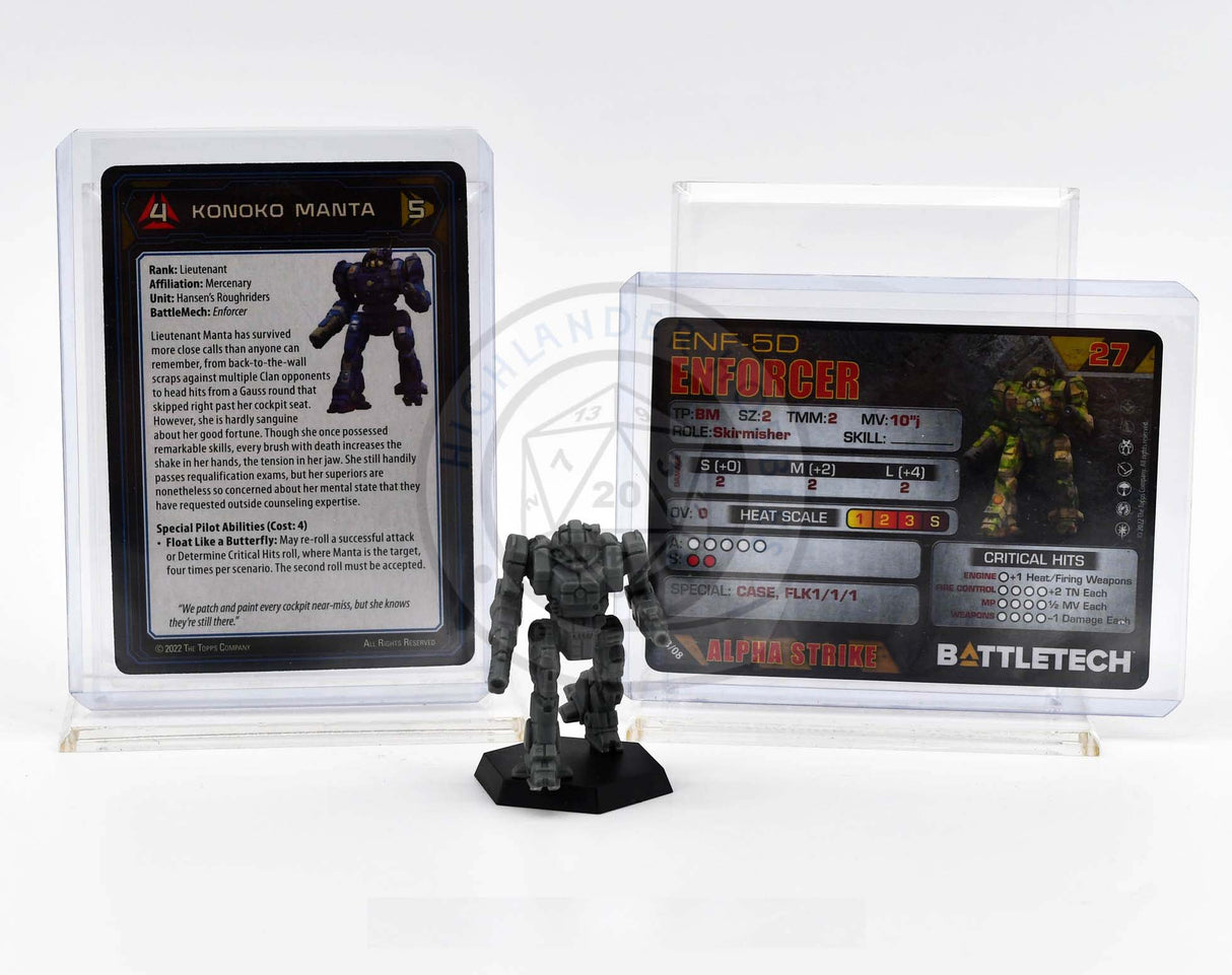 Enforcer Miniature / Hansen's Roughriders Battle Lance [Battletech]
