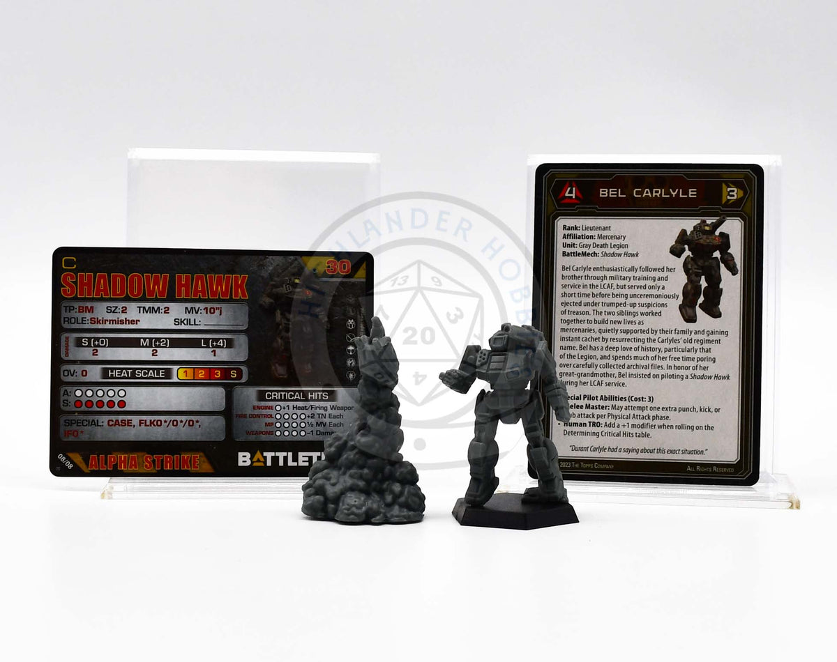 Shadow Hawk Miniature / Gray Death Legion Heavy Battle Lance 35765 [Battletech] Catalyst