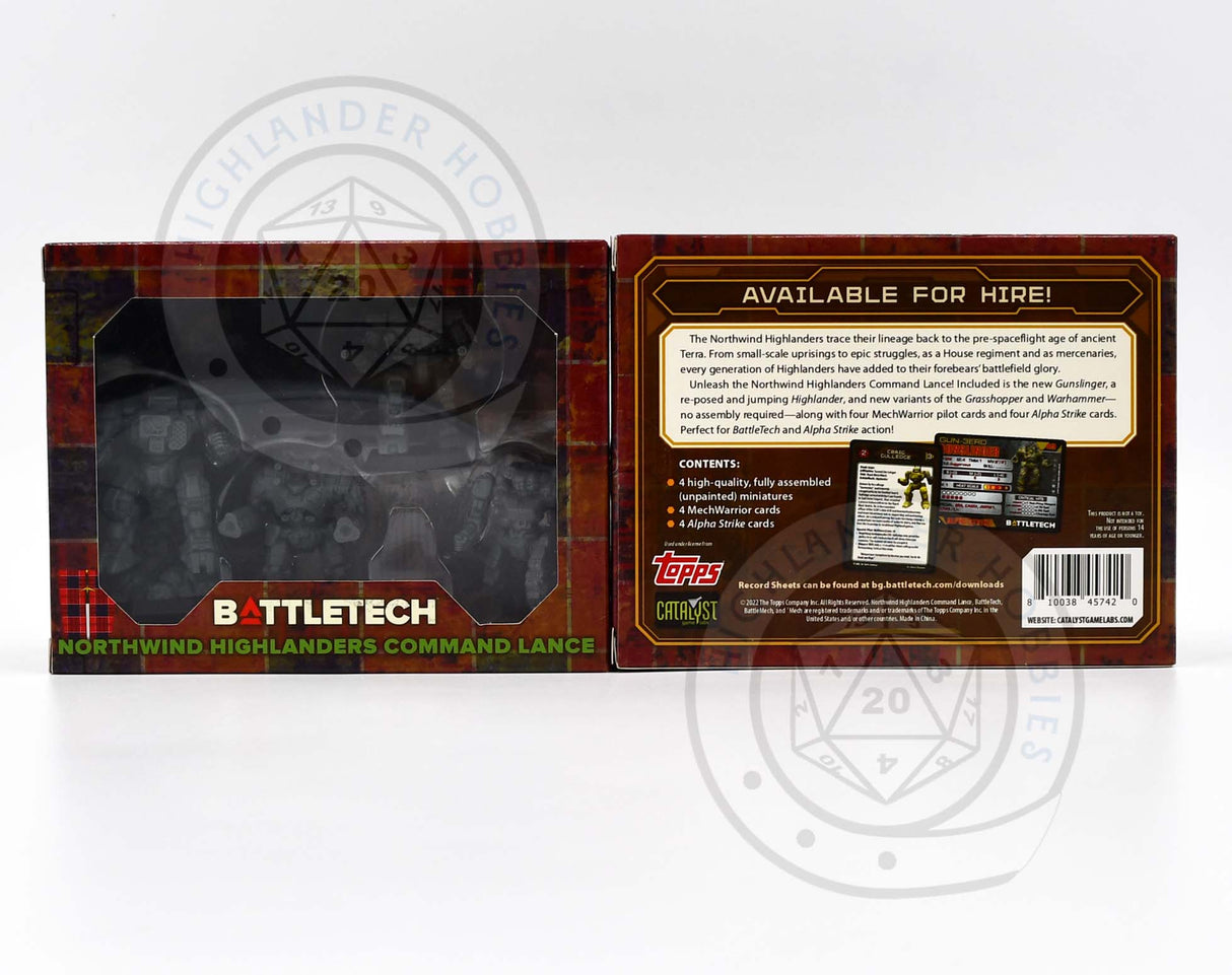 Northwind Highlanders Command Lance Force Pack 35767 [Battletech]