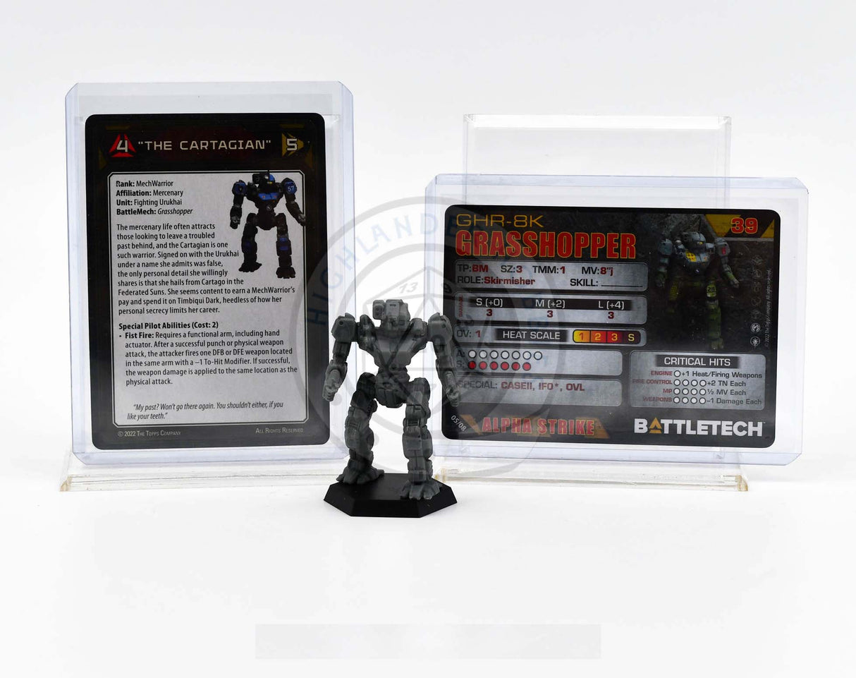 Grasshopper Miniature / Northwind Highlanders Command Lance [Battletech]