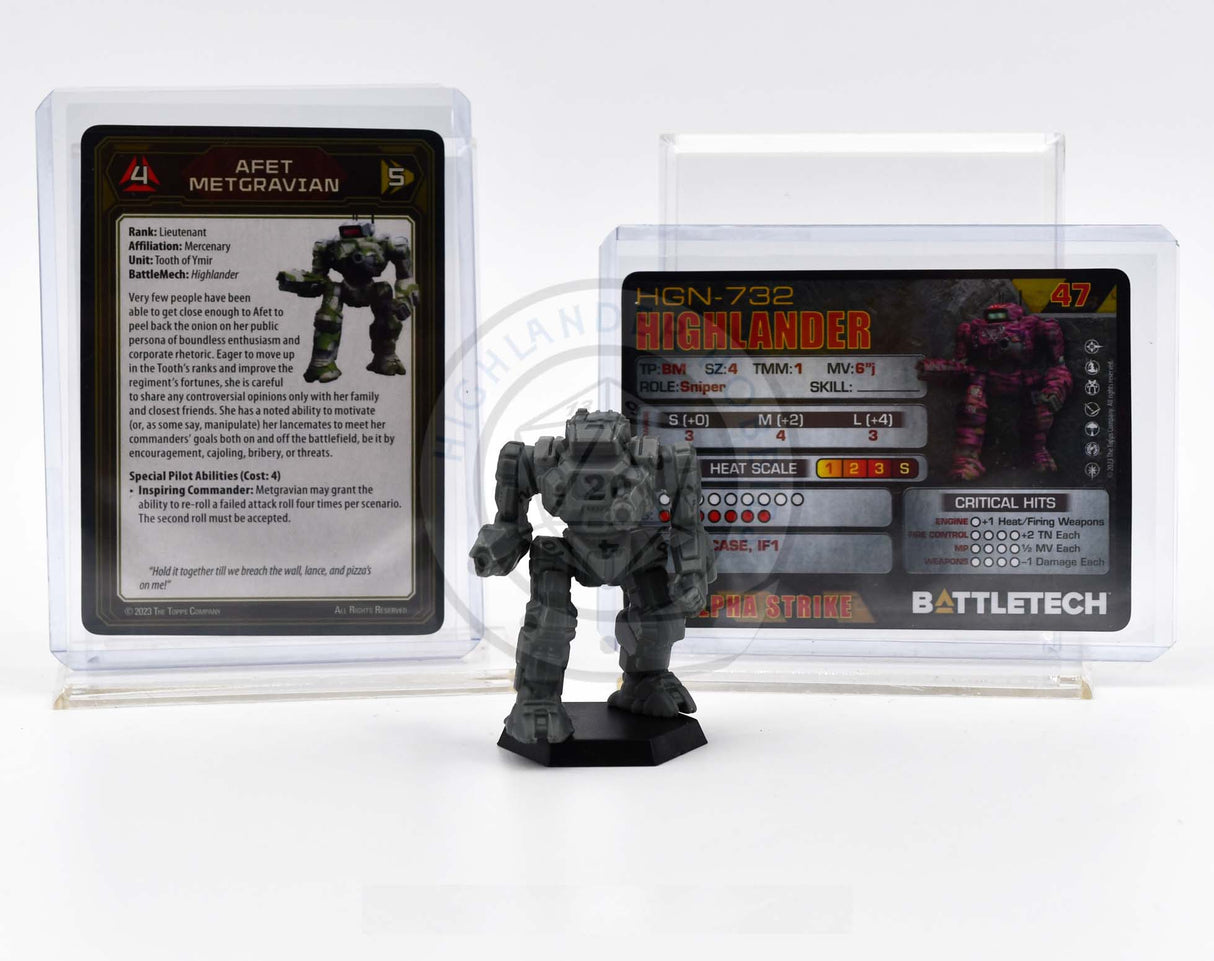 Highlander Miniature / Snord's Irregulars Assault Lance [Battletech]