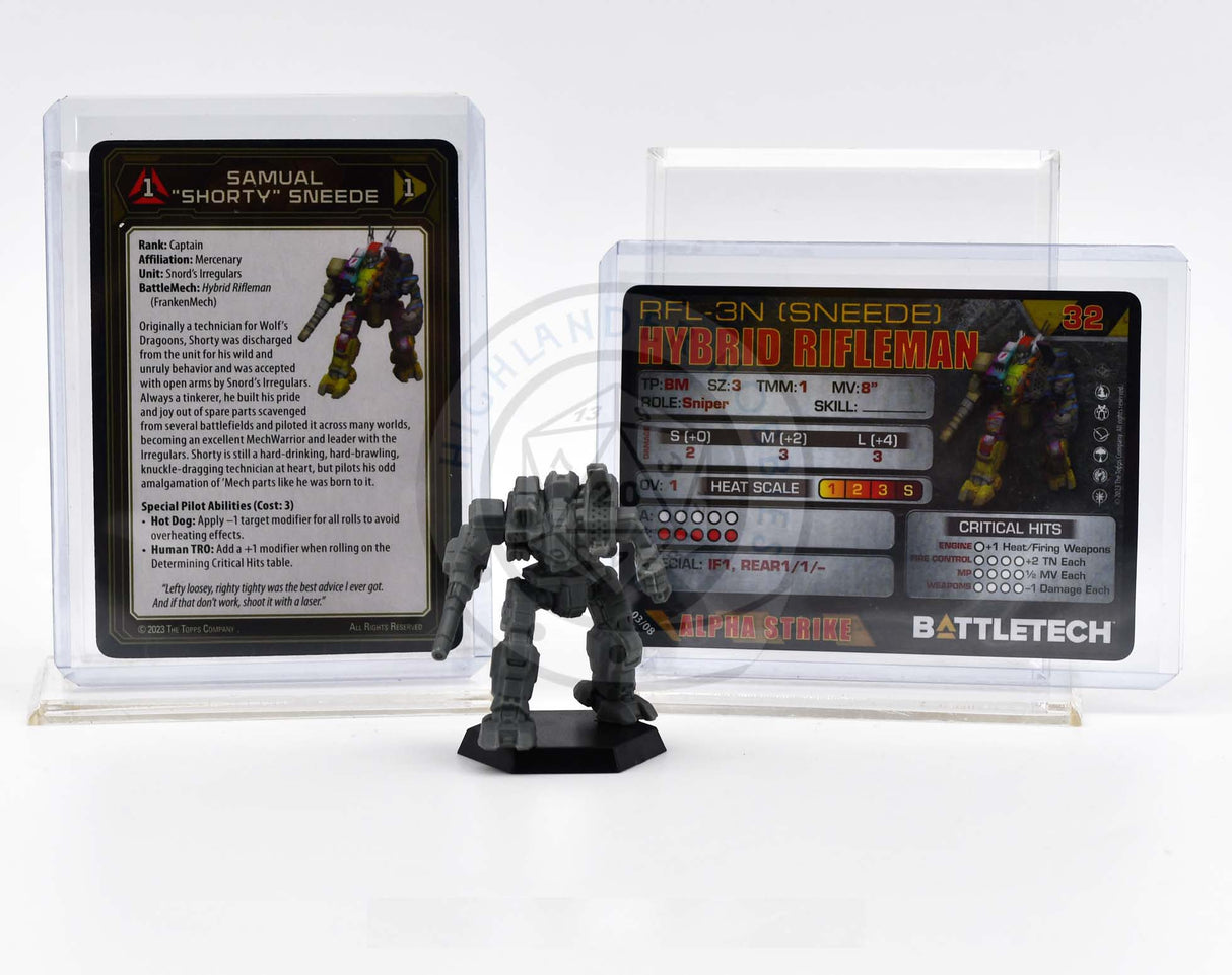 Rifleman [Hybrid] Miniature / Snord's Irregulars Assault Lance [Battletech]