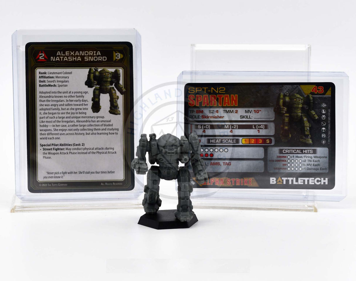 Spartan Miniature / Snord's Irregulars Assault Lance [Battletech]