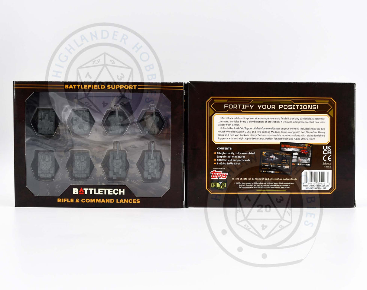 Rifle & Command Lances Force Pack 35777 [Battletech]