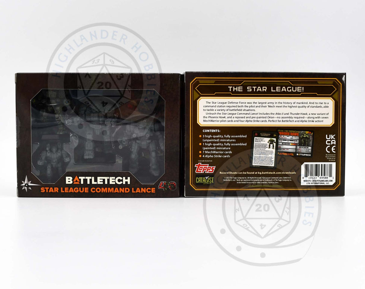 Star League Command Lance Force Pack 35780 [Battletech]