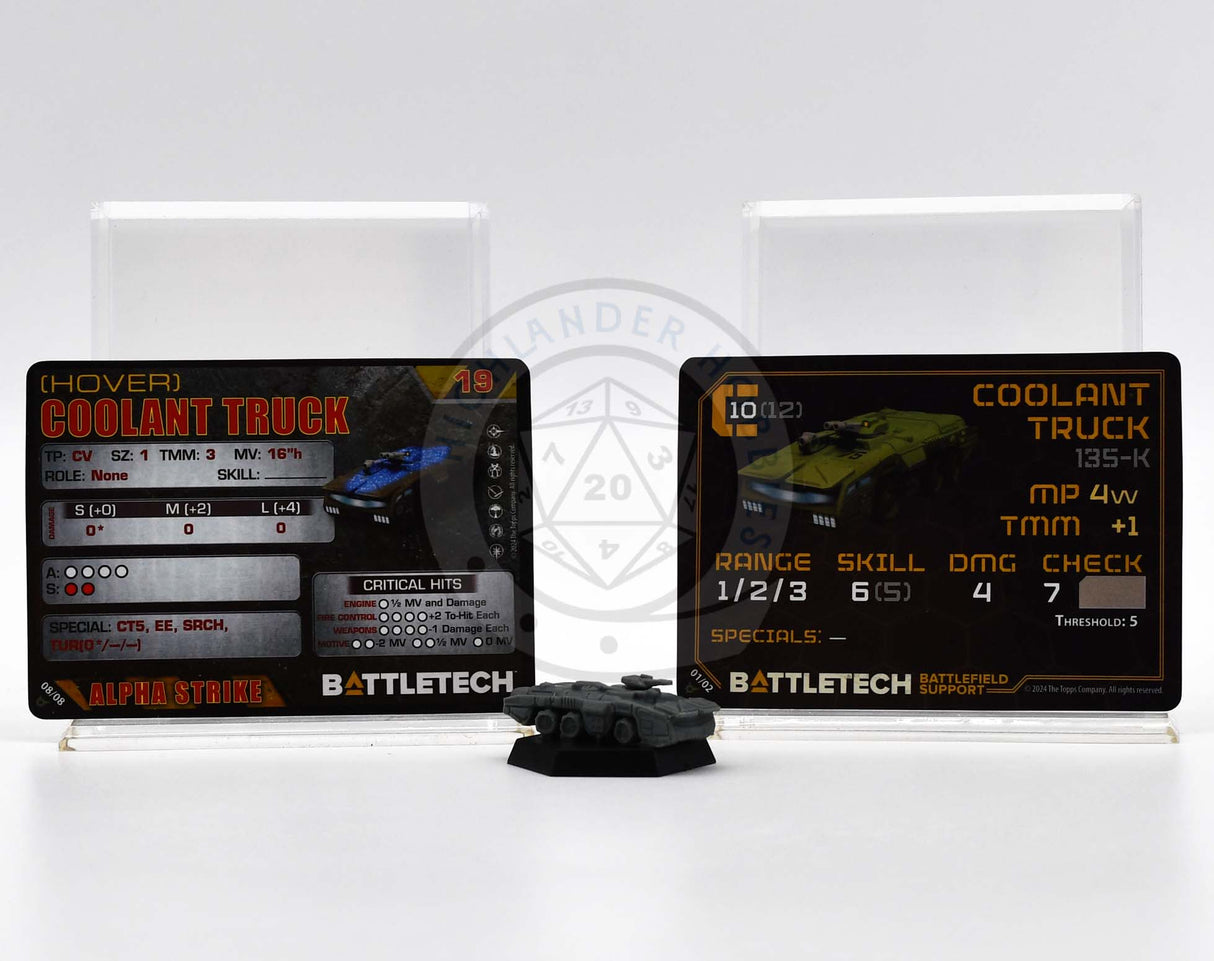 Coolant Truck Miniature / Second Star League Assault Lance [Battletech]