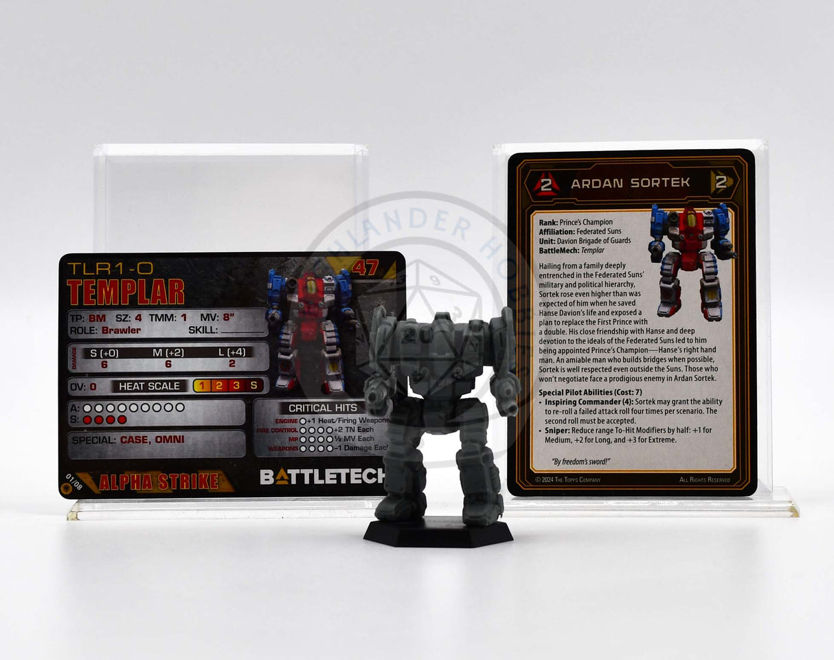 Templar Miniature / House Davion Heavy Battle Lance [Battletech]