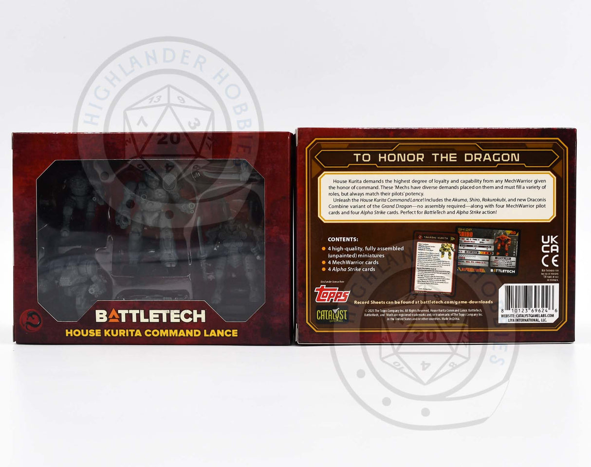 House Kurita Command Lance Forcepack 35786 [Battletech]