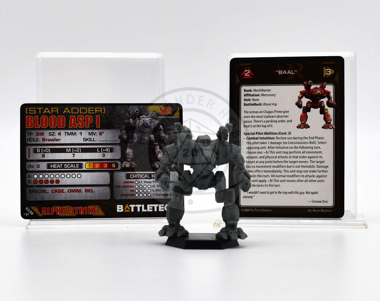 Blood Asp Miniature / Black Remnant Command Lance [Battletech]