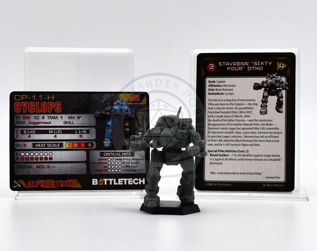 Cyclops Miniature / Black Remnant Command Lance [Battletech]