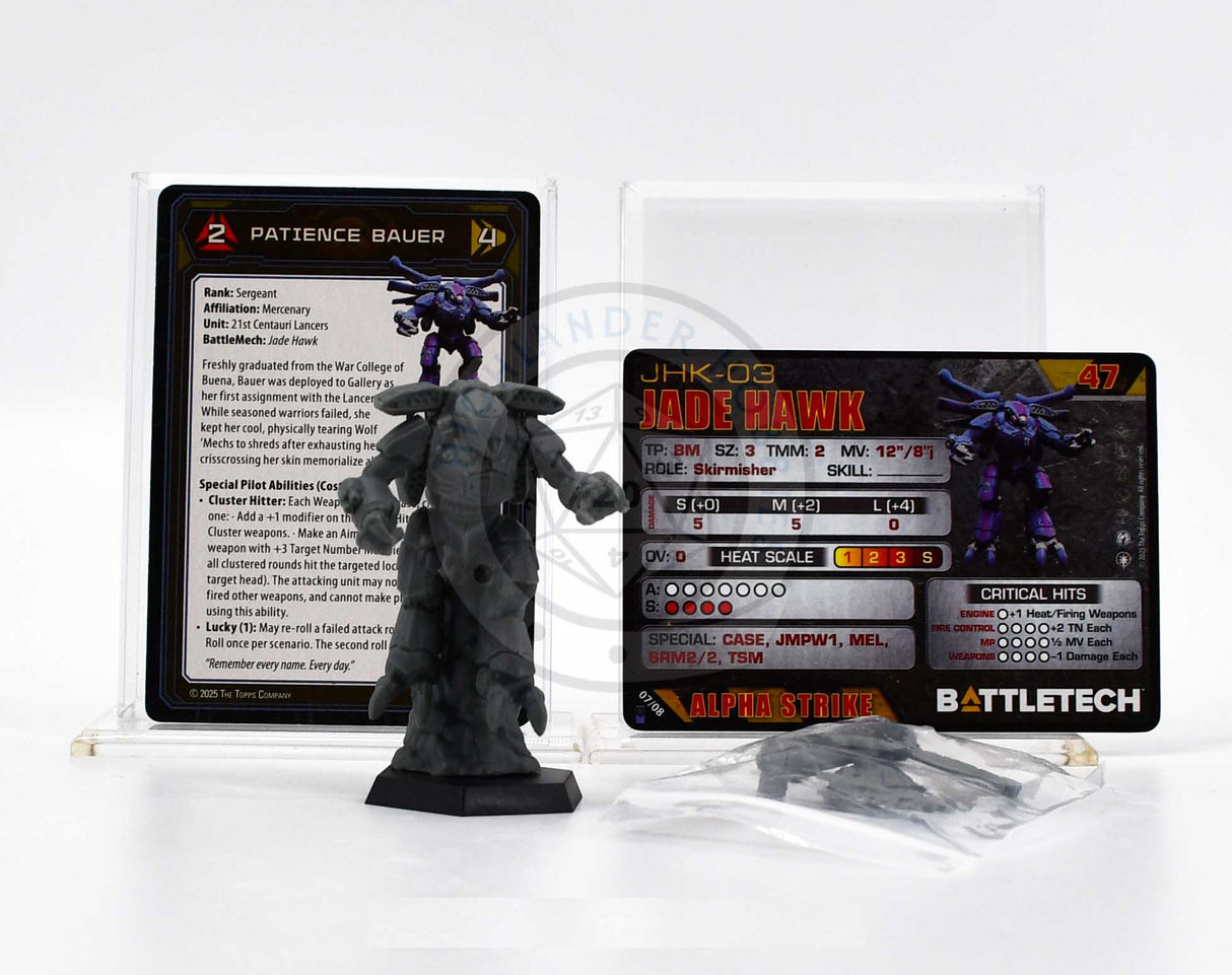 Jade Hawk Miniature / 21st Centauri Lancers Command Lance [Battletech]