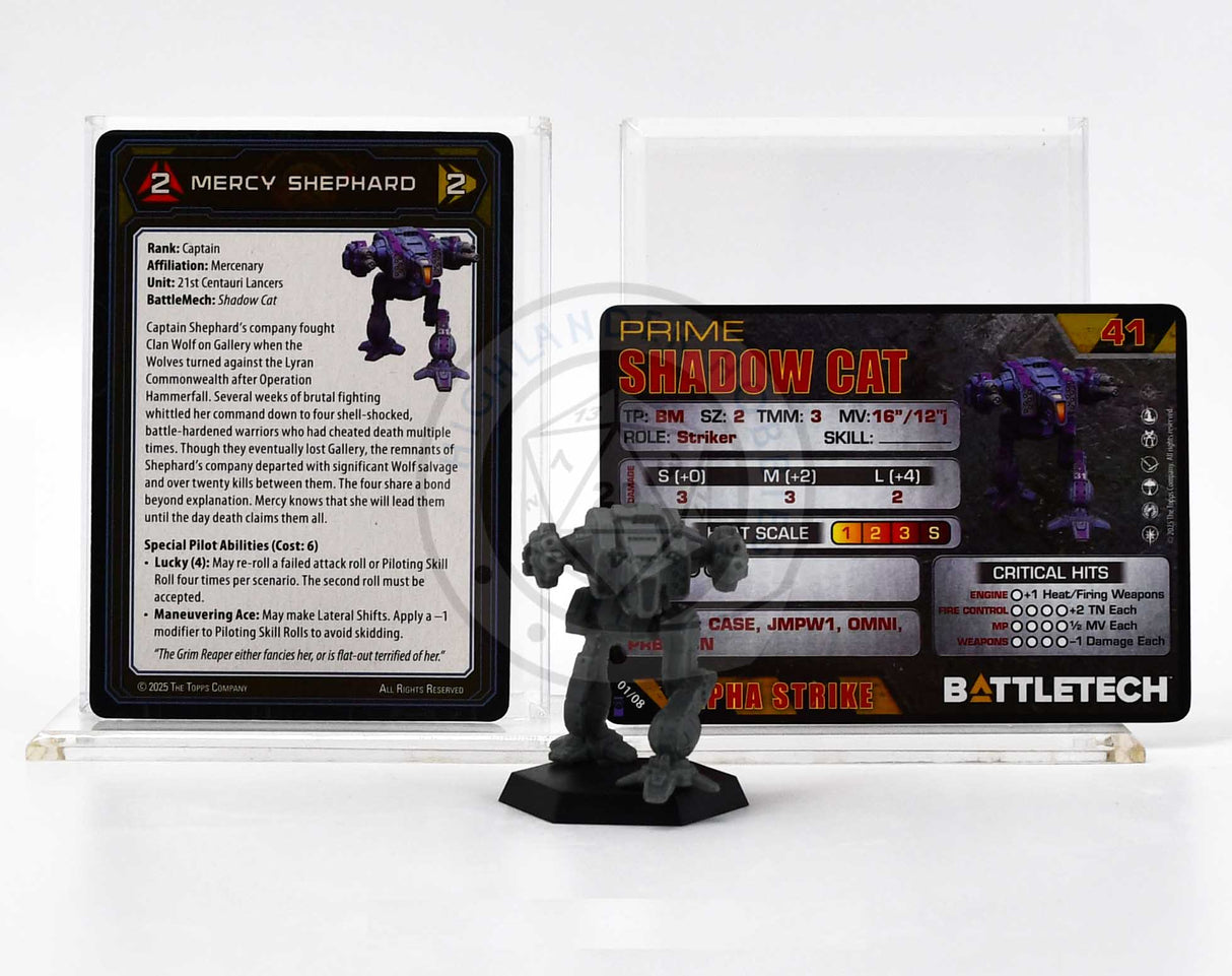 Shadow Cat Miniature / 21st Centauri Lancers Command Lance [Battletech]