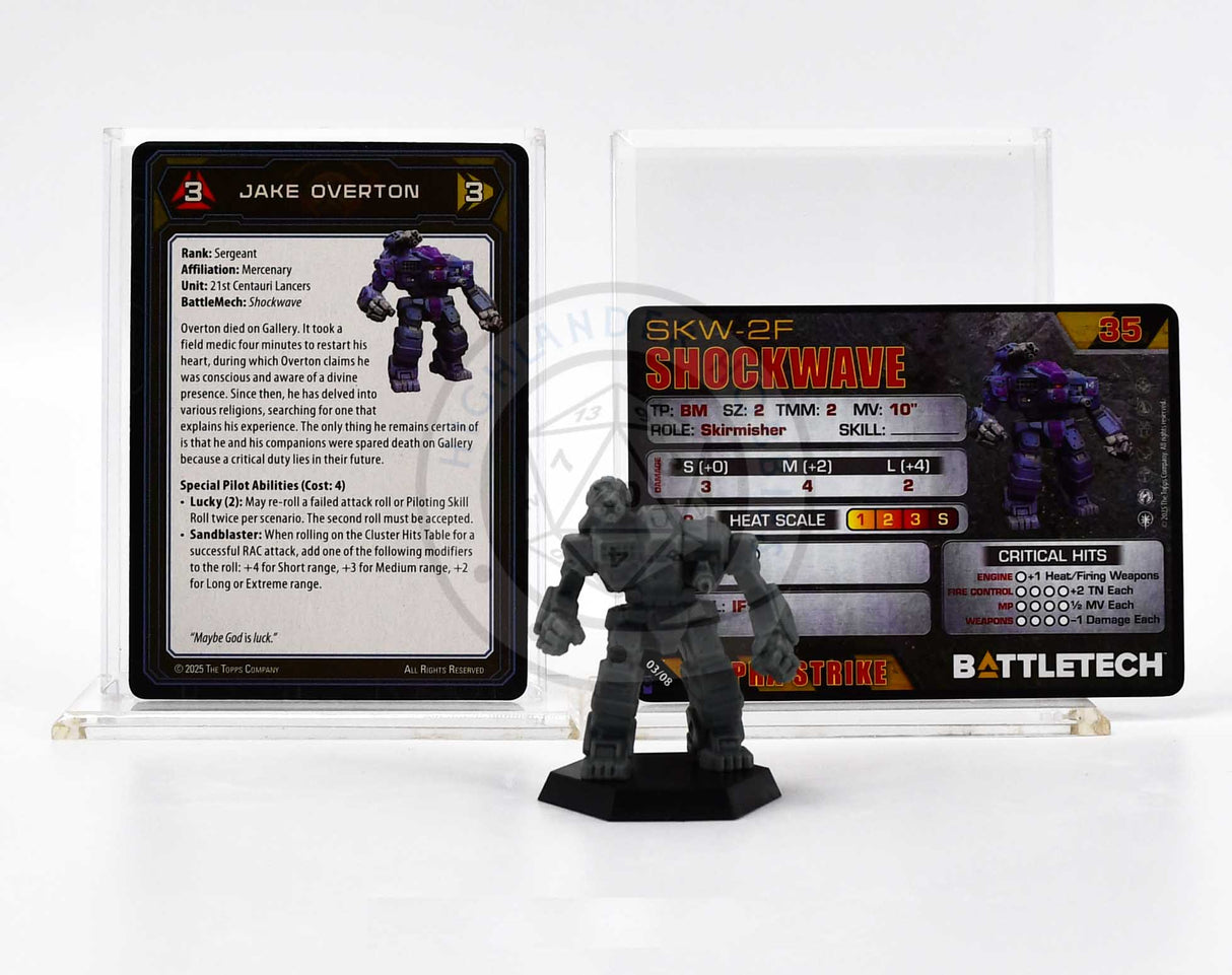Shockwave Miniature / 21st Centauri Lancers Command Lance [Battletech]